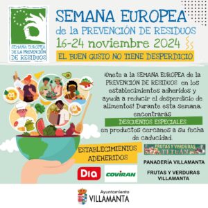 Cartel de la Semana Europea de Prevención de residuos 